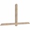 Ekena Millwork Eugene Smooth Timber Gable Bracket, Douglas Fir, 84"W x 42"H x 3 1/2"D x 3 1/2"F, 12/12 Pitch GBW084X42X0404EUG00SDF - alternate 3